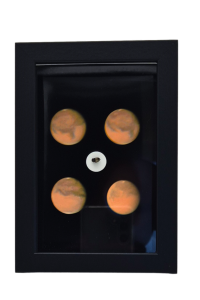 kaufen meteoriten rahmen marsianischer meteorit foto mars