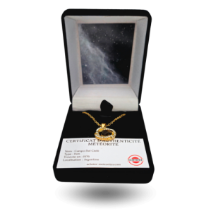 collier campo del cielo doré zircons