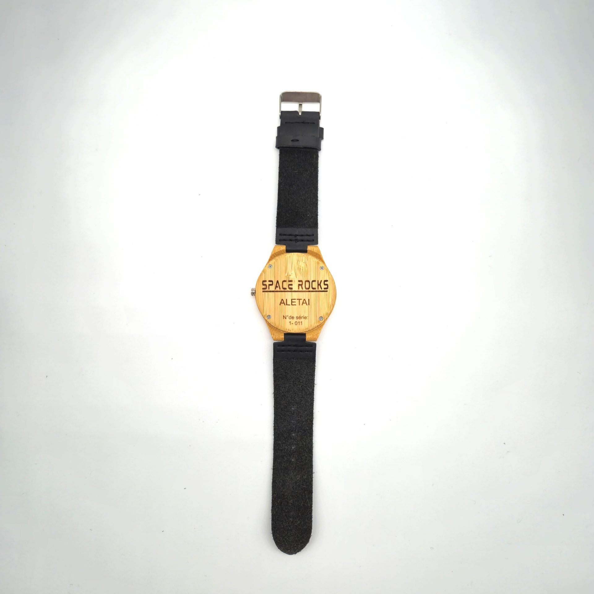 Uhr aus Holz Meteorit Aletai Space Rocks (2)