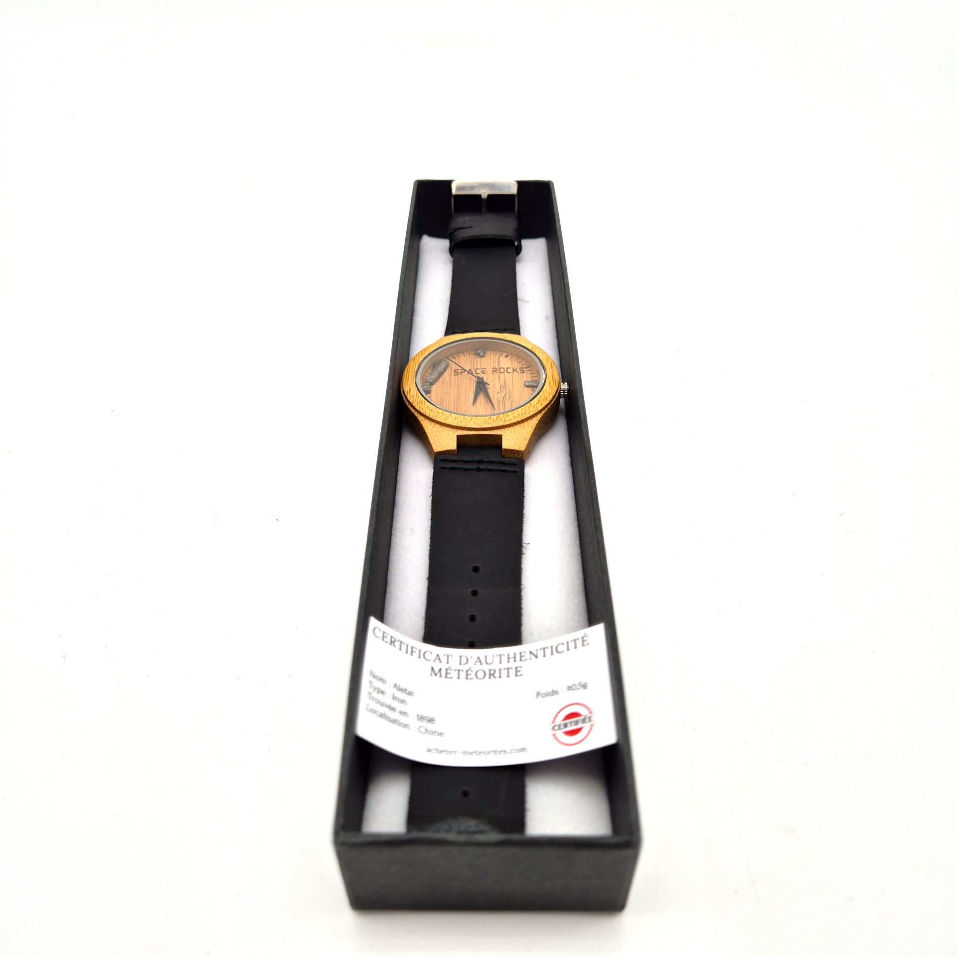 Uhr aus Holz Meteorit Aletai Space Rocks (3)