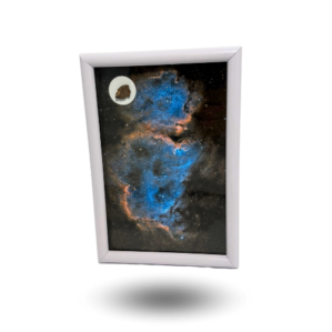 cadre photo météorite nébuleuse de l'âme