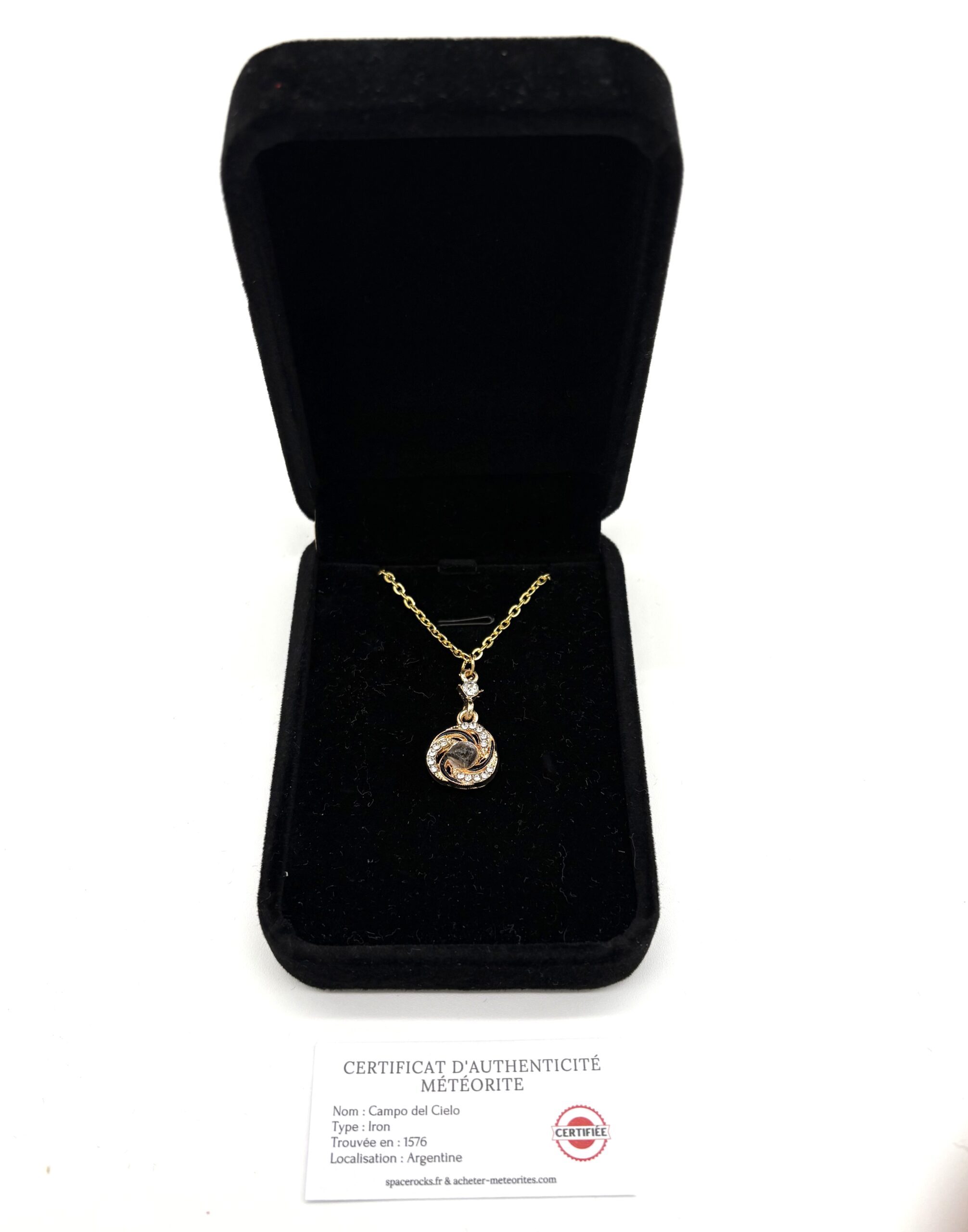 goldene Meteoritenkette, eisenhaltig, Campo del cielo