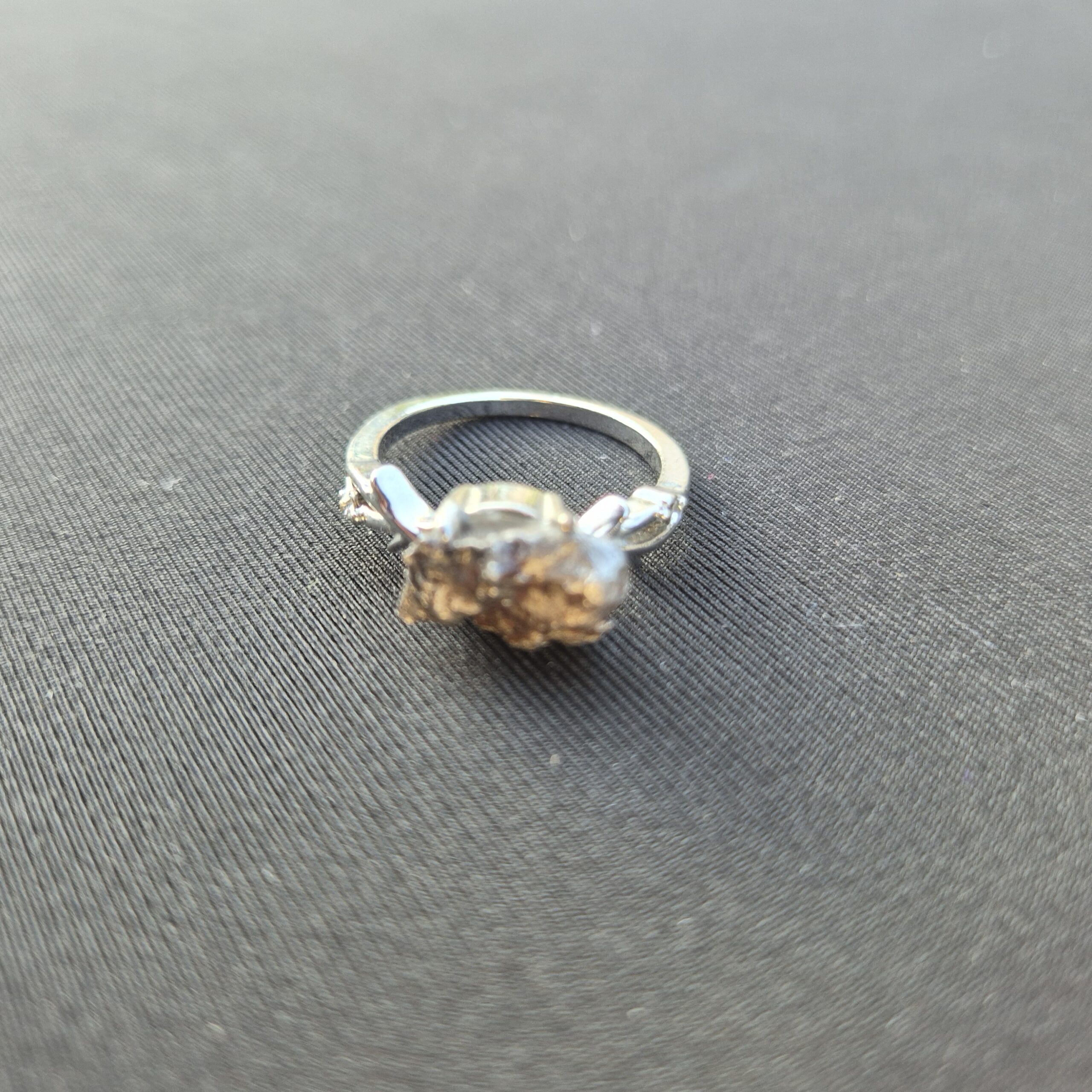 bague fantaisie météorite campo del cielo