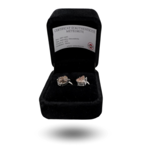 boucles d’oreilles argentées