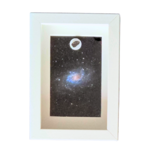 gerahmtes Galaxie-Foto